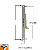 Andersen IR Latch bolt receiver w/ blocker - Out Swing Door