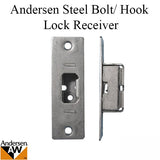 Bolt / Hook Lock receiver, New Style, FHW Door - Steel