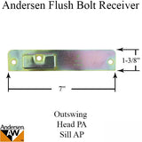 Flush Bolt Receiver - Head PA/ Sill AP - 2579808