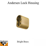 Andersen, Lock Housing Only - HP Brass