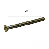 Screw / Bolt for Escutcheon Plates - Brass