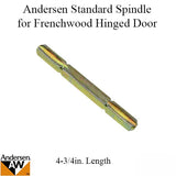 Andersen 4-3/4 Long Square Spindle, Frenchwood Hinged Door