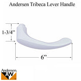 Andersen Tribeca Handle, Right Hand - White