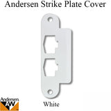 Strike Plate Cover - Andersen Frenchwood - 1990 to Present - White