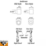 Andersen FWH / FWO Handle Extender/ Extension - Stone