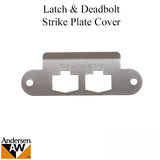 Andersen Latch &amp; Deadbolt Strike Plate Cover, AS/SA Single Door - Stone