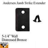 Andersen Jamb Strike Extender, 1-3/32" - Distressed Bronze