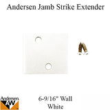 Andersen Jamb Strike Extender, 2-3/8" - White