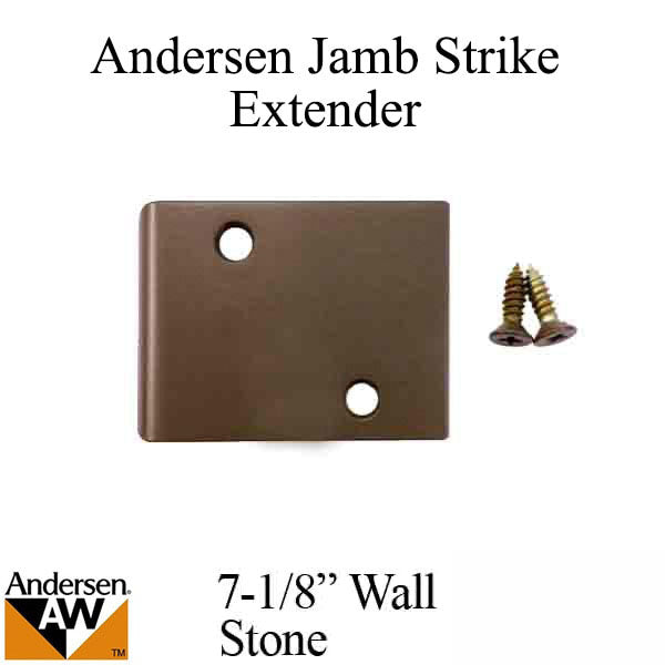 Andersen Jamb Strike Extender, 3" Stone Golden Locks Inc