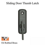 Andersen Frenchwood Gliding Door Thumb Latch, Newbury - Oil Rubbed Bronze