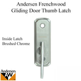 Andersen Newbury Thumb Latch - Brushed/Satin Chrome