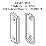 Andersen Gliding Door Cover Plate, Newbury Style - Oil-Rubbed Bronze