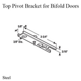 Acme 2811 Top Bracket, PIVOT SOCKET, Acme bi-fold Door