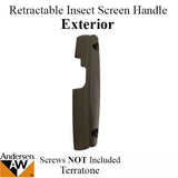 Retractable Insect Screen Exterior Handle for Andersen FGD made June 2007 - Present, Terratone