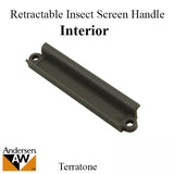 Retractable Insect Screen Interior Handle for Andersen FGD made June 2007 - Present, Terratone