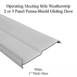 Operating Panel Meeting Stile Weatherstrip, 2 or 3 Panel 6'8