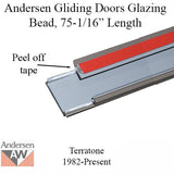 Andersen - Perma-Shield Gliding Doors Glazing Bead, PSPD 1 Stiles, PS68, 1982-Present - Terratone