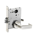 Schlage L9453L 06A Entrance Mortise Lock with Deadbolt, Less Cylinder, 06 Lever, A Rose