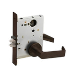 Schlage L9453L 06A Entrance Mortise Lock with Deadbolt, Less Cylinder, 06 Lever, A Rose