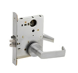 Schlage L9453L 06A Entrance Mortise Lock with Deadbolt, Less Cylinder, 06 Lever, A Rose
