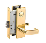 Schlage L9453P 06N Entrance Mortise Lock with Deadbolt, 06 Lever, N Escutcheon