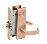 Schlage L9453P 06N Entrance Mortise Lock with Deadbolt, 06 Lever, N Escutcheon