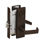 Schlage L9453P 06N Entrance Mortise Lock with Deadbolt, 06 Lever, N Escutcheon