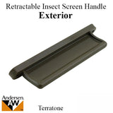 Retractable Insect Screen Exterior Handle for Andersen FGD made August 2003 - May 2007 - Terratone