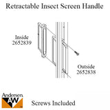 Retractable Insect Screen Interior Handle for Andersen FGD made August 2003 - May 2007 - Terratone