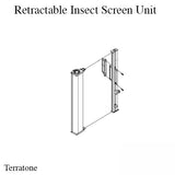 Retainer w/Screws - Retractable Insect Screen - for Andersen FGD made Aug. 03 to May 07 - Terratone