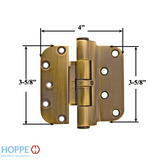 Hoppe F73, 2009 Guide Hinge, Antique Brass - 2659562