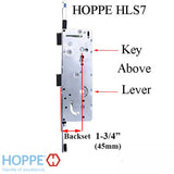 Hoppe HLS7 Tongue Active Gear, 45/92, Tongue @ 29.65", Left Hand