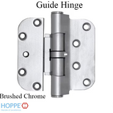 Hoppe F41-R, 2009 Guide Hinge, Brushed Chrome - 2664581