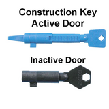Inactive Door Construction Key Black