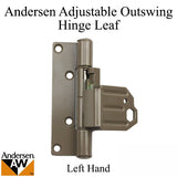 Adjustable Hinge Leaf - Frenchwood Outswing - Left - Terratone