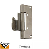 Adjustable Hinge Leaf - Frenchwood Outswing - Left - Terratone