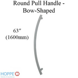 HOPPE BOW-SHAPED ROUND PULL HANDLE, 63