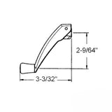 CRANK HANDLE, 11/32 SPLINE, FOLDING