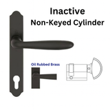 Hoppe Inactive Verona Handle Set M151/374N/C, Oil Rubbed Brass - 2701804