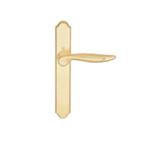 HOPPE INACTIVE HANDLE SET, TORONTO M1020/374N, NON KEYED WITH THUMB-TURN- RESISTA BRASS