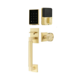 Emtek EMP23237 EMPOWERED™ 2 TOUCH ENTRY SET WITH HERCULES GRIP, Keyed Bluetooth & WiFi