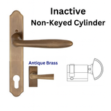 Hoppe Inactive Verona Handle Set M151/374N/C, Antique Brass - 2715253