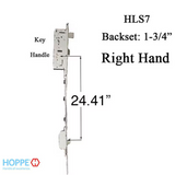 HOPPE HLS7 LOWER ASSEMBLY, ACTIVE SWINGHOOK 1-3/4" BACKSET HOOK @ 24.41" RIGHT HAND