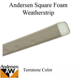 Weatherstrip, Narroline, Top and Bottom Rail Foam - Terratone (Grey)