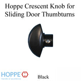 Crescent Knob for Sliding door HLS9000 Thumbturn Shaft - Matte Black