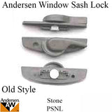 Andersen Sash Lock- Perma Shield Narroline Old style 1994 , not flush - Stone