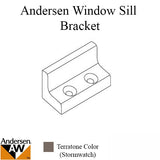 Andersen Tilt-Wash (DC) and (TW) Windows - Bracket w/screws - Sill (Stormwatch) - Terratone