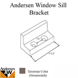 Andersen Tilt-Wash (DC) and (TW) Windows - Bracket w/screws - Sill (Stormwatch) - Terratone