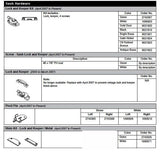 Andersen Tilt-Wash (DC) and Tilt-Wash (TW) Windows - Shim Kit - Lock and Keeper - Metal - Stone