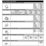 Andersen Exterior Sill Stormwatch Bracket w/ Screws - Terratone